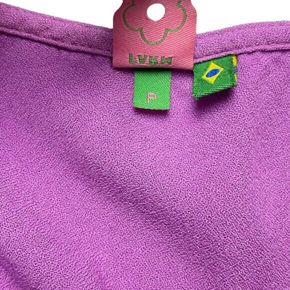 FARM RIO Solid Purple Tank Top Sz Small - Picture 4 of 4